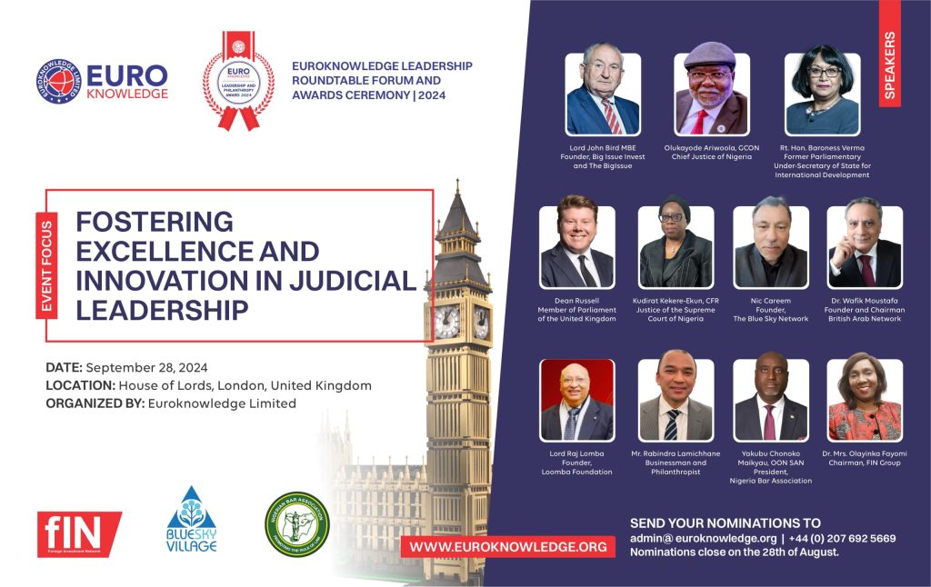 Euroknowledge Leadership Roundtable Forum and Awards Ceremony 2024